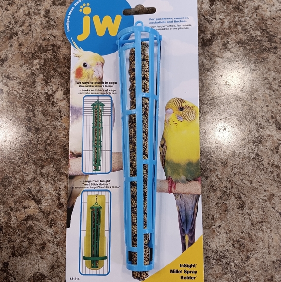 Millet Spray Holder Pet Birds Parakeets Canary Cockatiels Finches - Picture 2 of 3